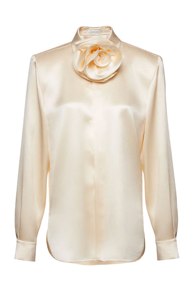 Cream Long Sleeve Top-Magda Butrym-Boyds Philadelphia