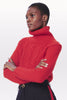 High Neck Cable Wool Jumper-Victoria Beckham-Boyds Philadelphia