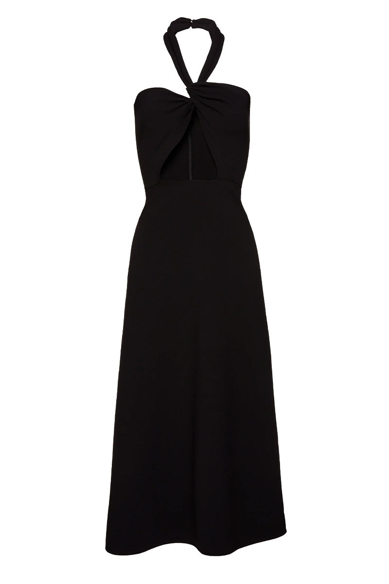 Black Halter Dress-Magda Butrym-Boyds Philadelphia