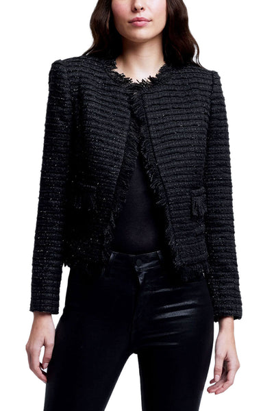 Angelina Tweed Blazer-L'AGENCE-Boyds Philadelphia
