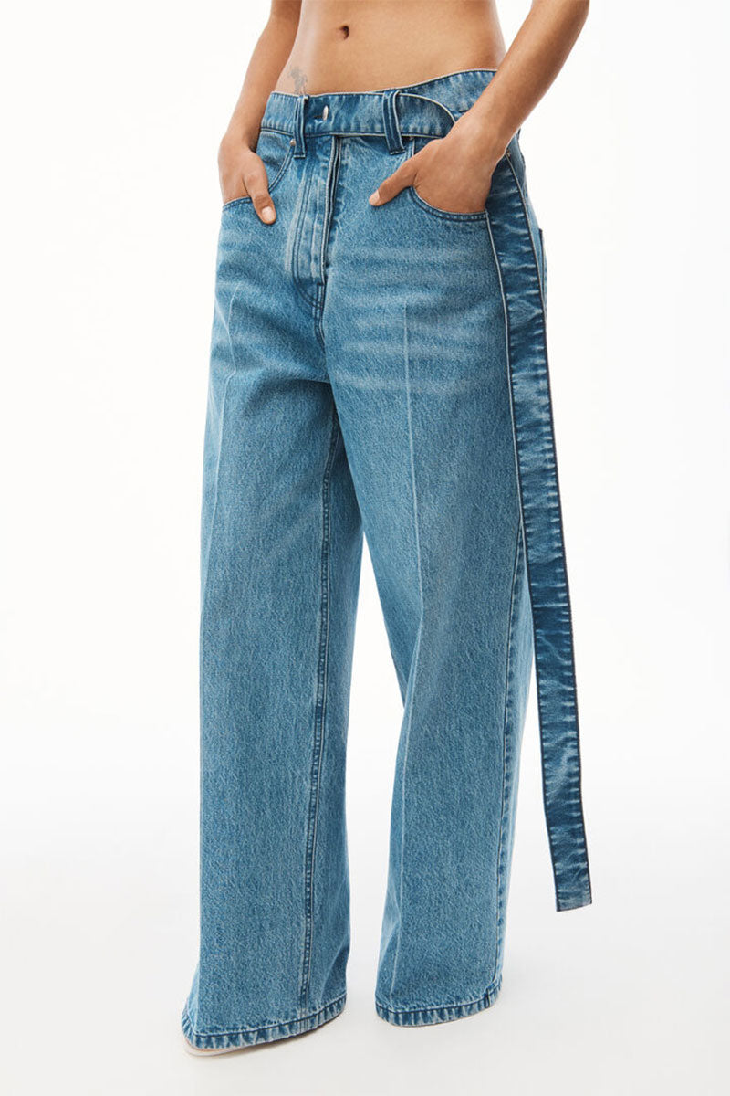 Belted Raver Jeans-Alexander Wang-Boyds Philadelphia