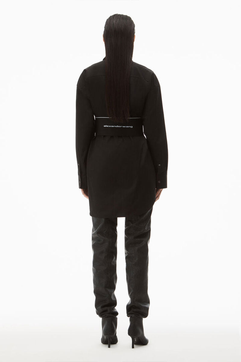 Logo Elastic Dress-Alexander Wang-Boyds Philadelphia