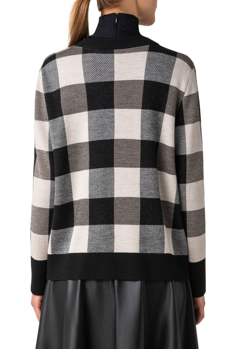 Checkerboard Cardigan-Akris Punto-Boyds Philadelphia