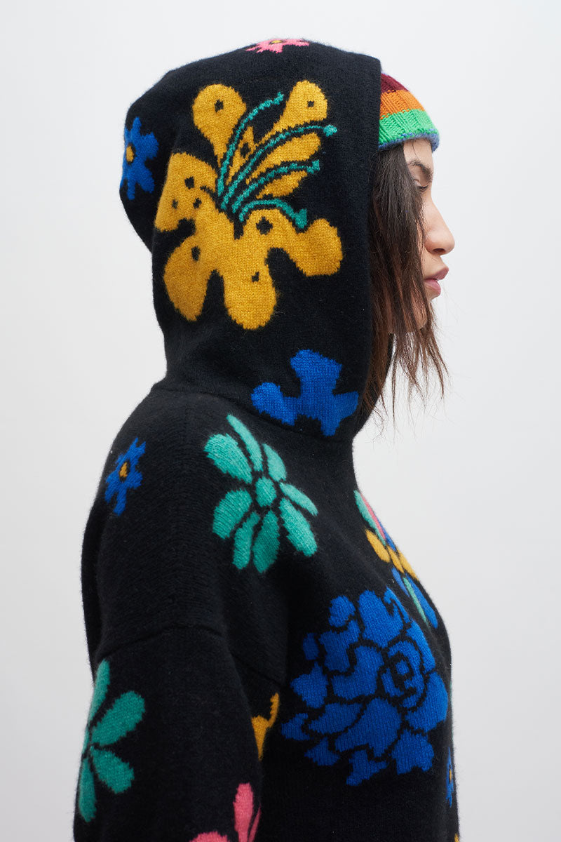 Sound Flowers Hoodie-The Elder Statesman-Boyds Philadelphia