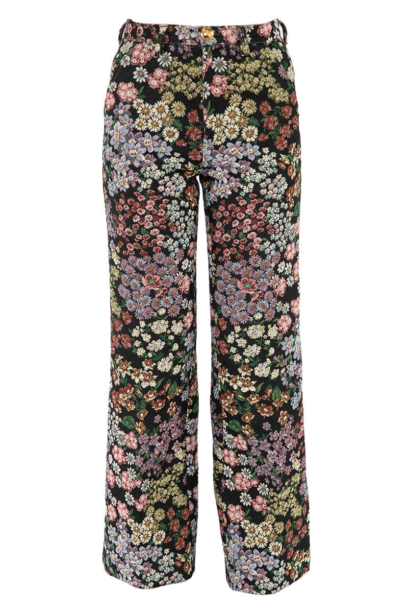 Flower Jacquard Pants-Giambattista Valli-Boyds Philadelphia