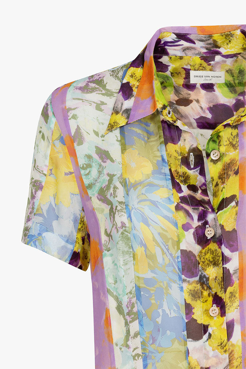 Doud Bis Patch Dress-Dries Van Noten-Boyds Philadelphia