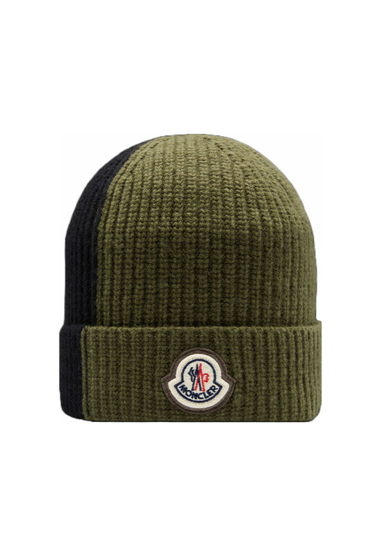 Bi-Color Wool Beanie-Moncler-Boyds Philadelphia