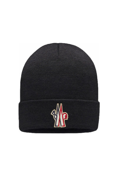 Pure Wool Beanie-Moncler Grenoble-Boyds Philadelphia
