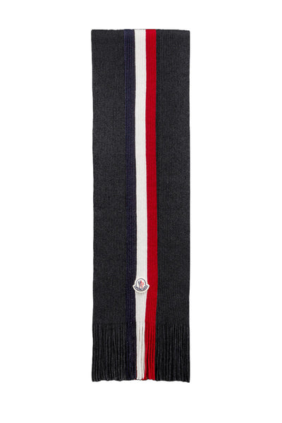 Tricolor Wool Scarf-Moncler-Boyds Philadelphia