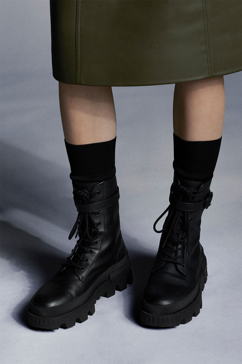 Carinne Lace-Up Boots-Moncler-Boyds Philadelphia