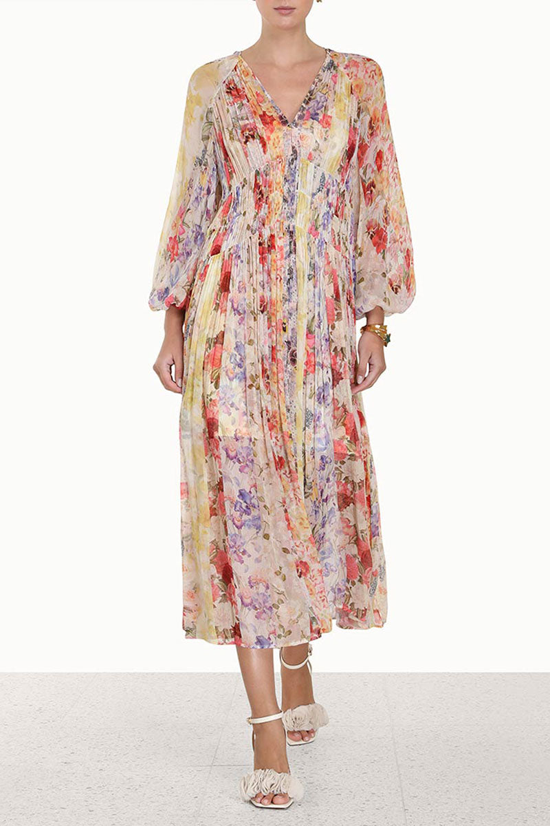 Wonderland Floral Midi Dress-ZIMMERMANN-Boyds Philadelphia