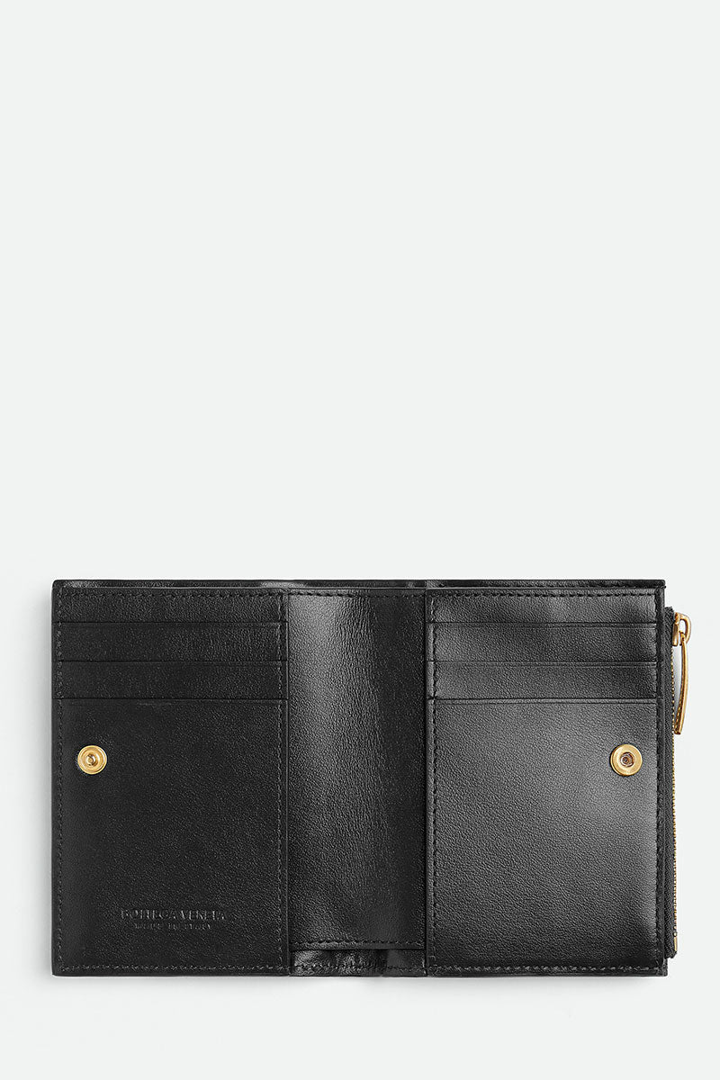 Small Bi-Fold Zip Wallet-Bottega Veneta-Boyds Philadelphia