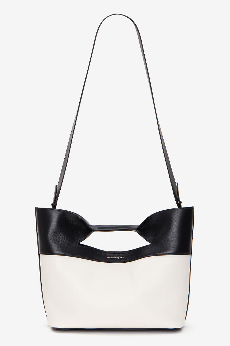 Shop Alexander McQueen The Bow Bag In Leather