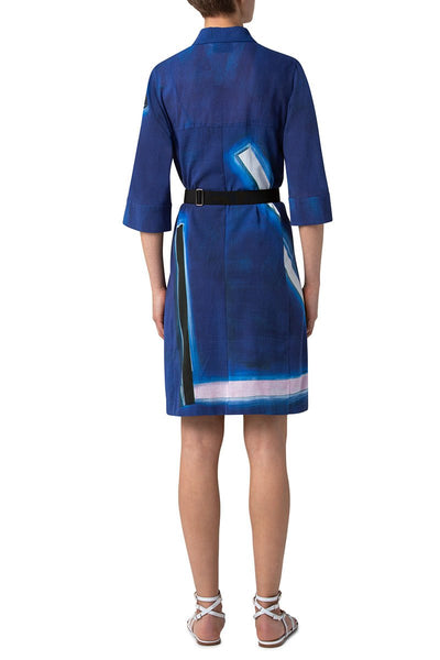 Blue Angel Print Dress-Akris-Boyds Philadelphia
