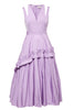 Cut-Out Ruffle Midi Dress-Alexander McQueen-Boyds Philadelphia