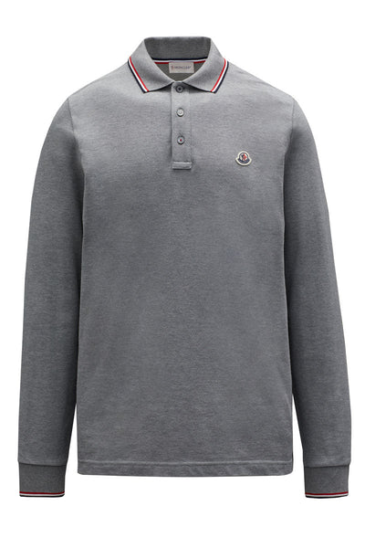 Long Sleeve Polo Shirt-Moncler-Boyds Philadelphia