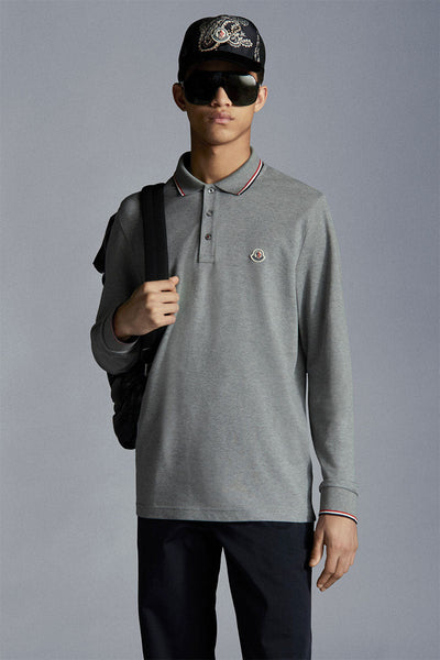 Long Sleeve Polo Shirt-Moncler-Boyds Philadelphia