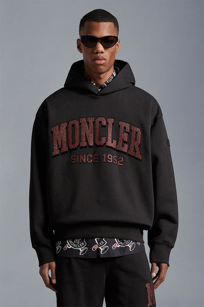 Glitter Logo Hoodie-Moncler-Boyds Philadelphia