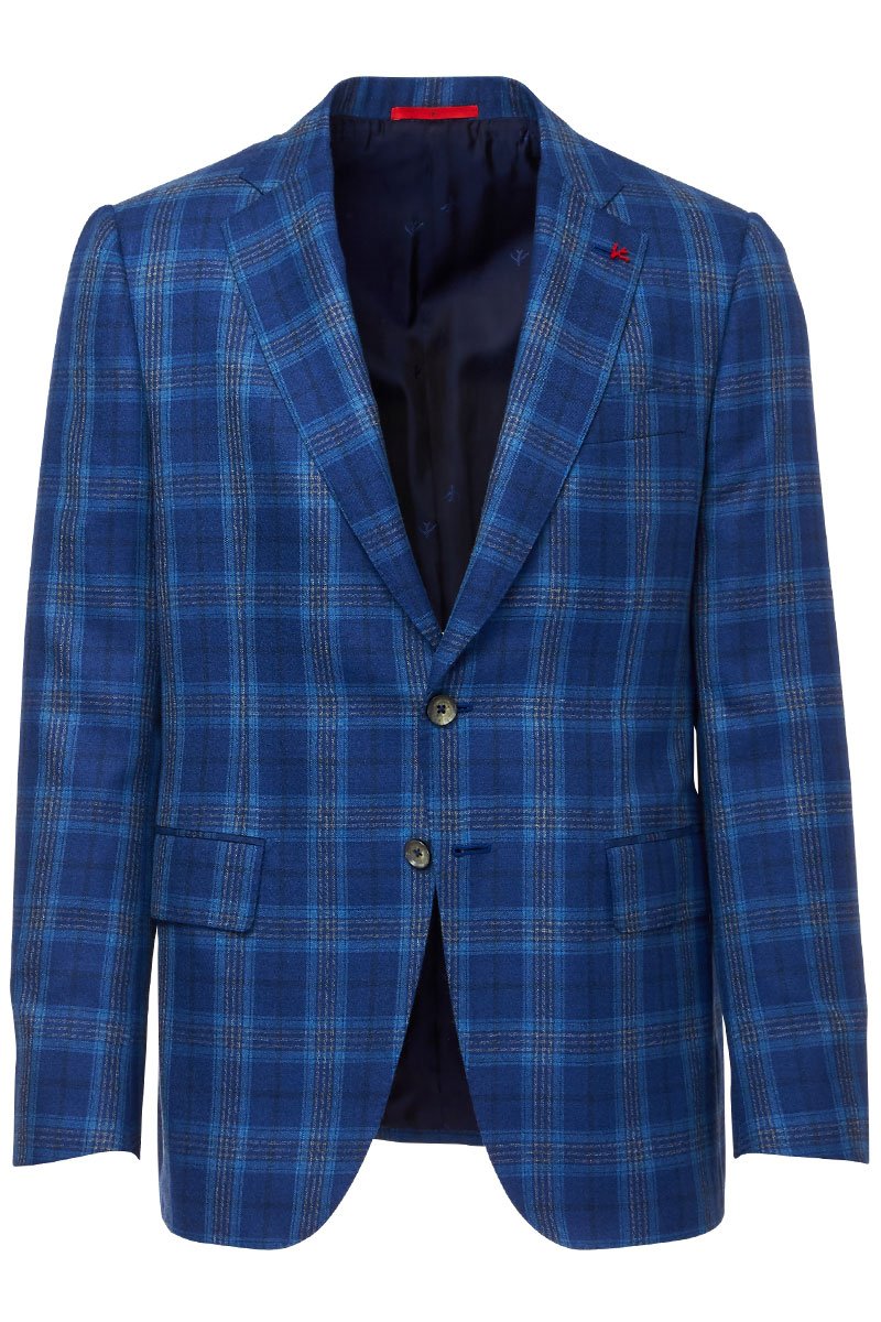 Royal Plaid Sport Jacket-ISAIA-Boyds Philadelphia