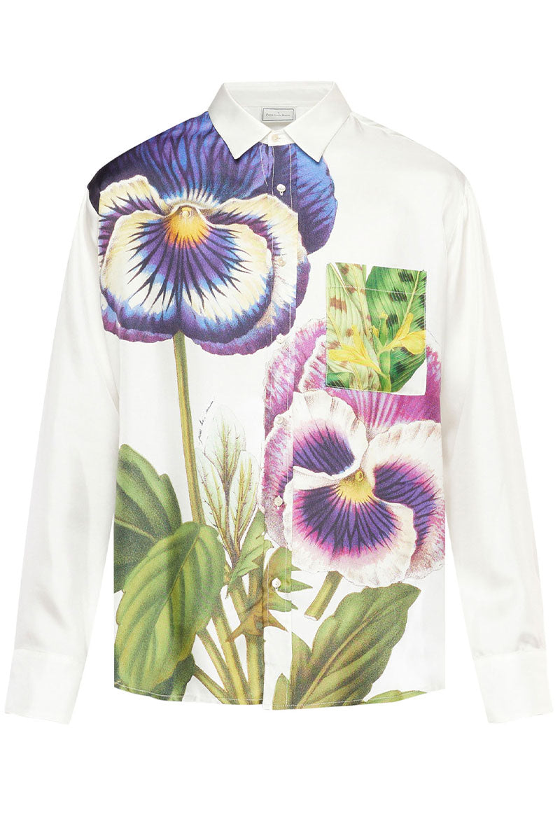 Aloe Organic Silk Shirt-Pierre-Louis Mascia-Boyds Philadelphia