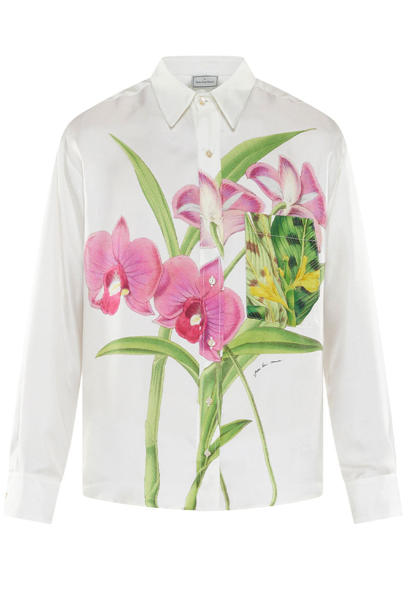 Aloe Organic Silk Shirt-Pierre-Louis Mascia-Boyds Philadelphia