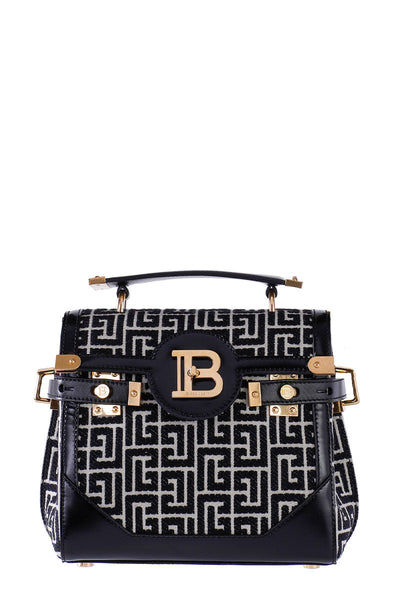 B-Buzz 23 Monogram Jacquard Bag-Balmain-Boyds Philadelphia