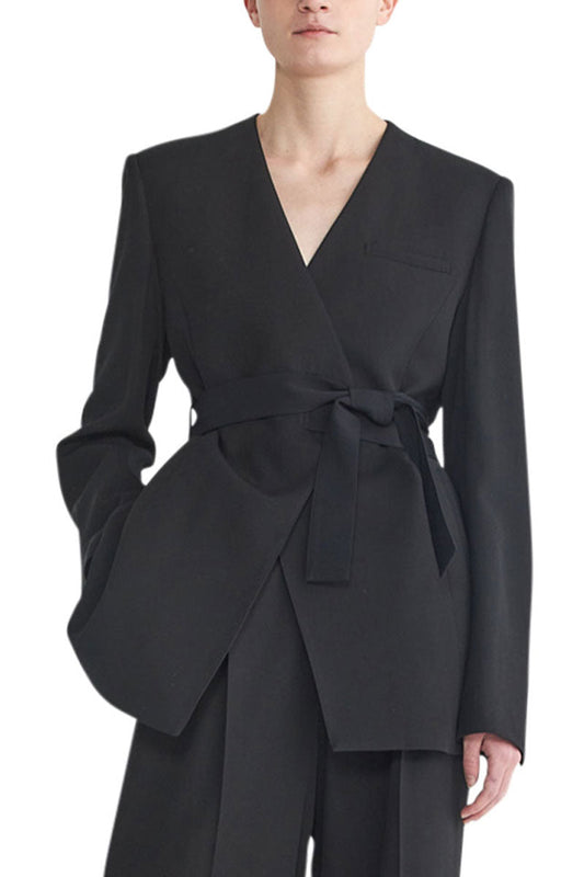 Lily Wrap Belt Jacket-Akira Naka-Boyds Philadelphia