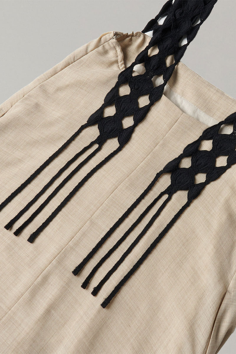 Ripped Lace Strap Dress-Akira Naka-Boyds Philadelphia