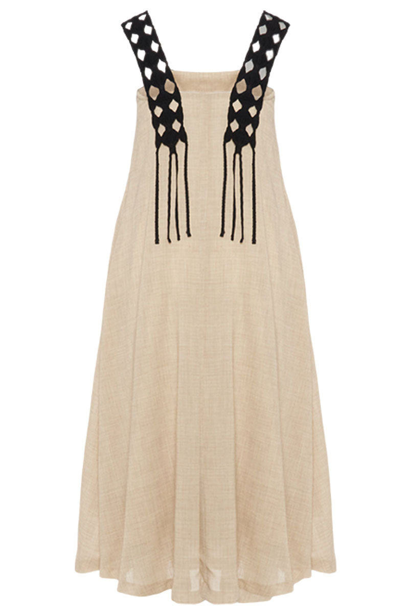 Ripped Lace Strap Dress-Akira Naka-Boyds Philadelphia