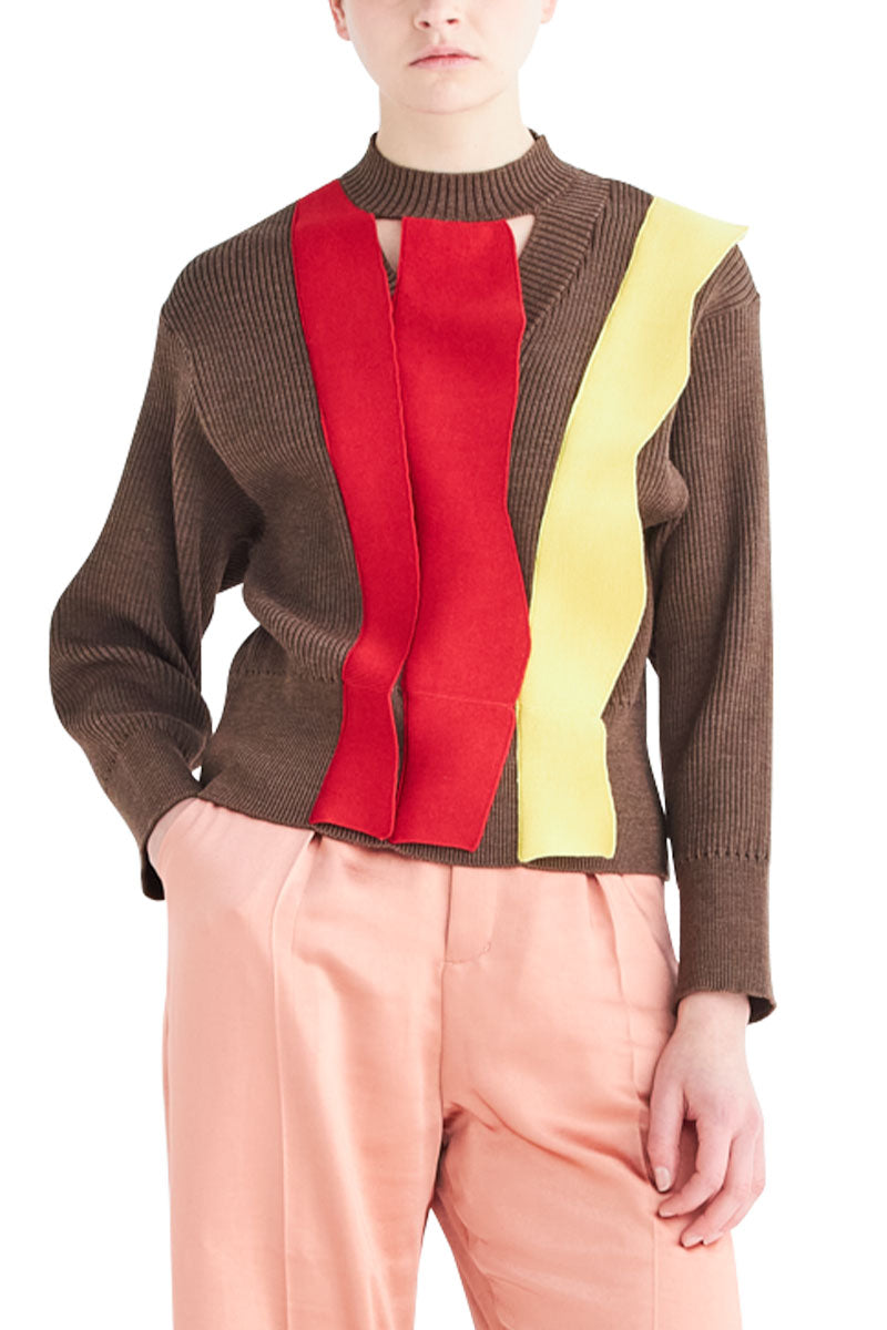 Adela Panel Sweater-Akira Naka-Boyds Philadelphia