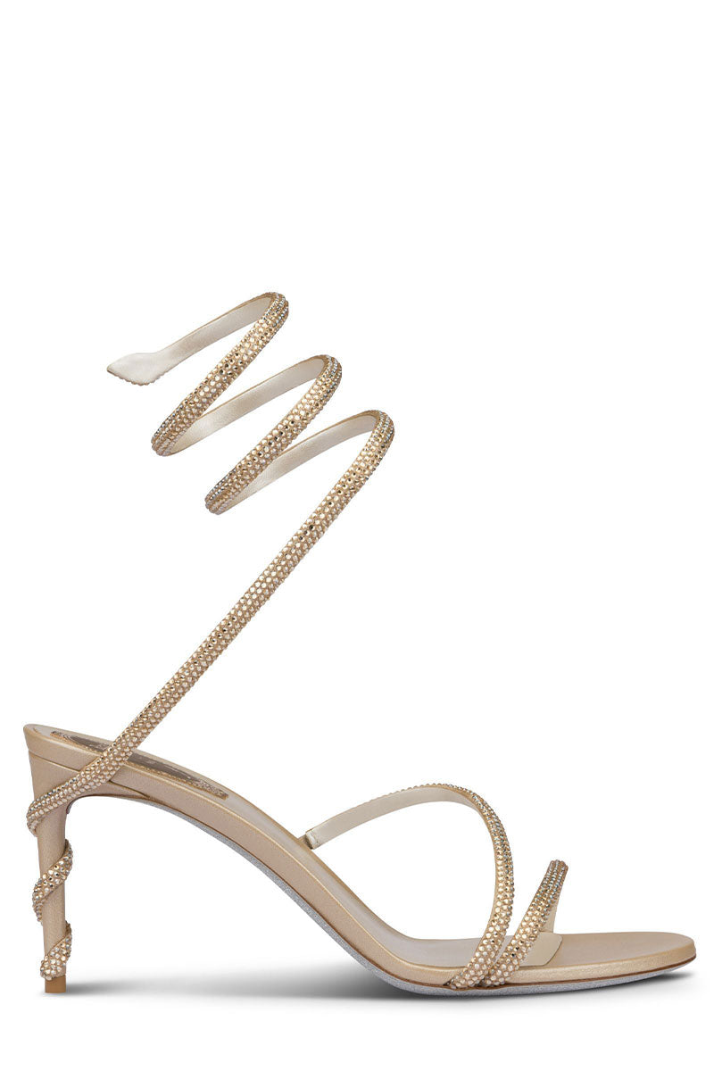 Margot Crystal Champagne Sandal-René Caovilla-Boyds Philadelphia