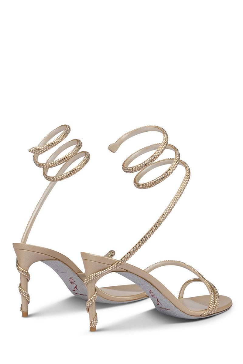 Margot Crystal Champagne Sandal-René Caovilla-Boyds Philadelphia