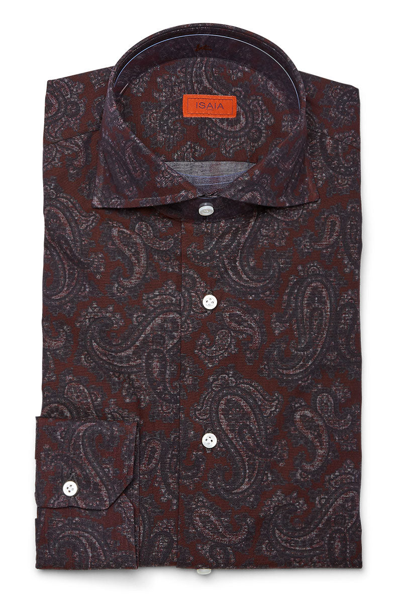 Paisley Sport Shirt-ISAIA-Boyds Philadelphia