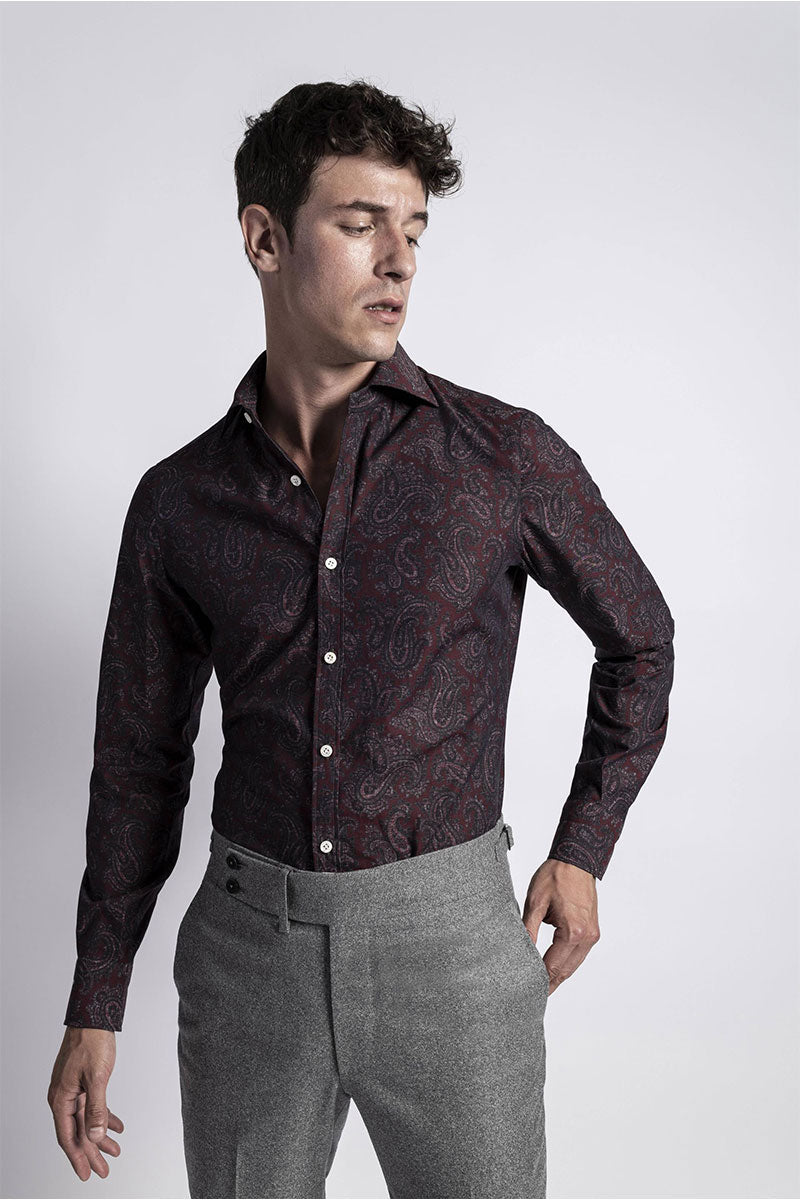 Paisley Sport Shirt-ISAIA-Boyds Philadelphia