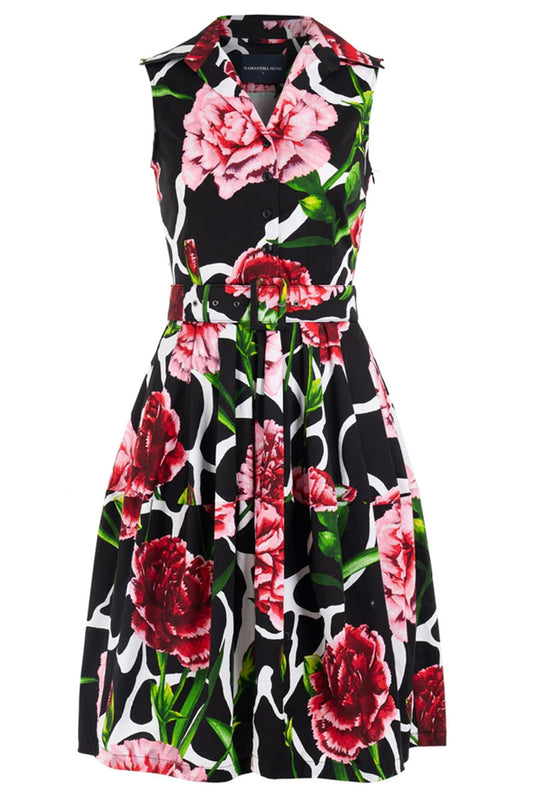 Carnation Giraffe Claire Dress-Samantha Sung-Boyds Philadelphia