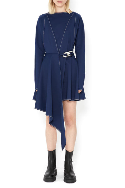 Short Asymmetric Chain Link Dress-JW Anderson-Boyds Philadelphia