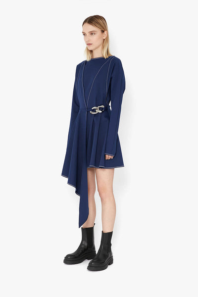 Short Asymmetric Chain Link Dress-JW Anderson-Boyds Philadelphia
