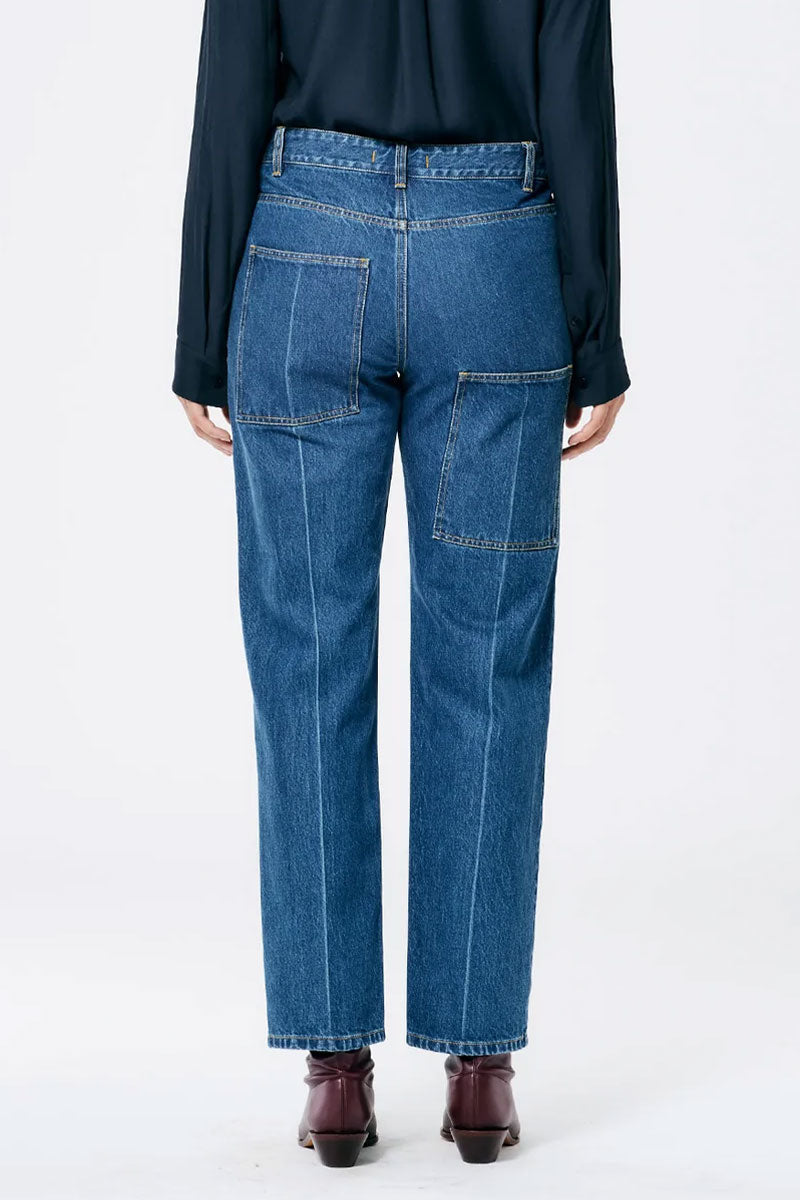 Medium Stone Wash Denim Elfie Jean-Tibi-Boyds Philadelphia