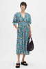 Floral V-Neck Midi Dress-GANNI-Boyds Philadelphia