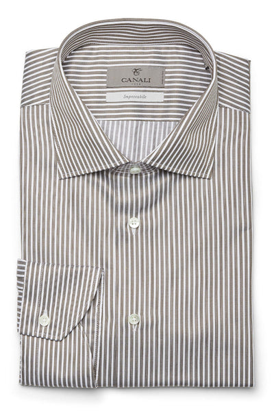 Impeccabile Stripe Dress Shirt-Canali-Boyds Philadelphia