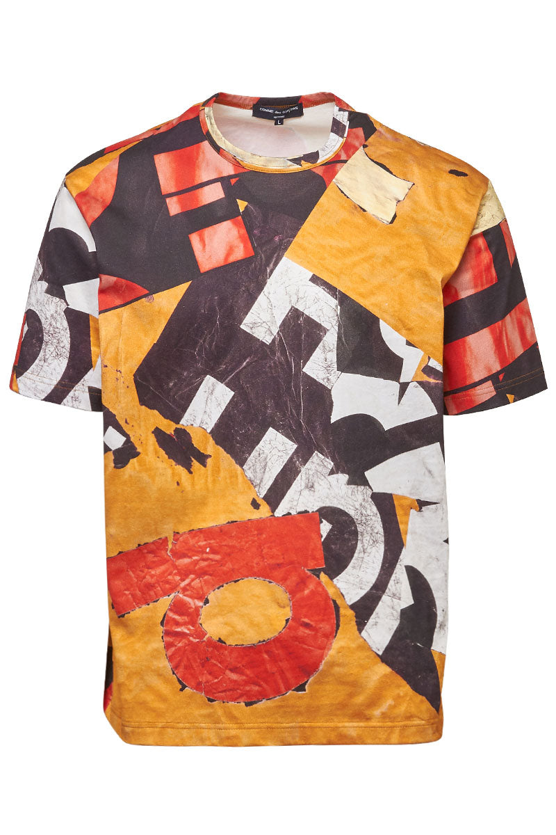 Mixed Graphic Tee-Comme Des Garçons Homme-Boyds Philadelphia