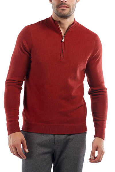 The Ryan Essential Zip Mockneck-Raffi-Boyds Philadelphia