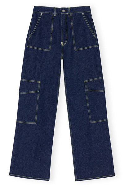 Rinse Denim Angi Jeans-Ganni-Boyds Philadelphia