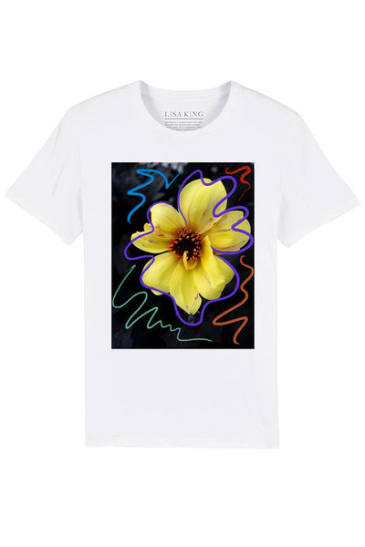 Warhol Tee Shirt With Yellow Flower-Lisa King-Boyds Philadelphia