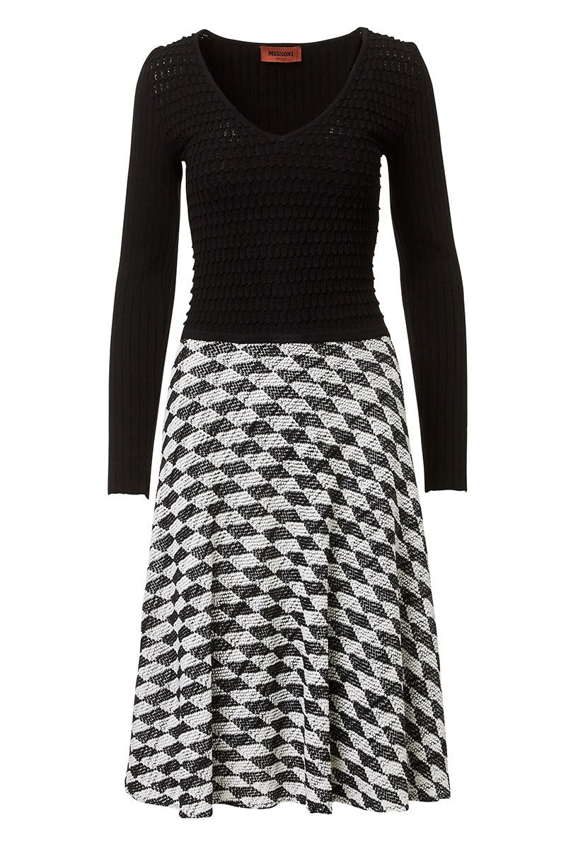 Bold Diamond Colorblock Dress-Missoni-Boyds Philadelphia