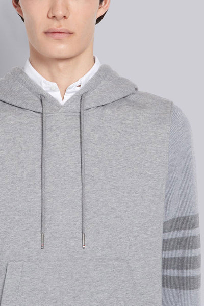 Tonal 4-Bar Hoodie-Thom Browne-Boyds Philadelphia