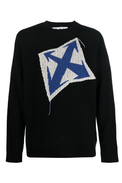 Thund Arr Chunky Knit Crewneck-Off-White-Boyds Philadelphia