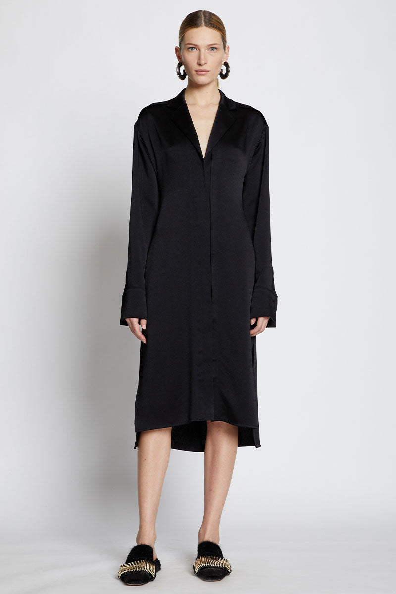 Hammered Satin Dress-Proenza Schouler-Boyds Philadelphia