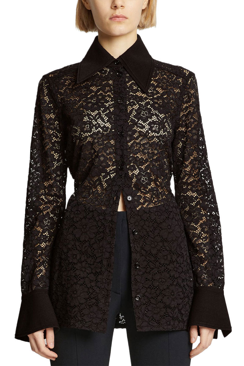Stretch Lace Shirt-Proenza Schouler-Boyds Philadelphia