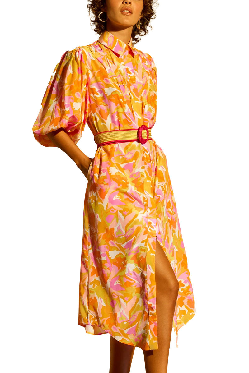 Milo Flower Print Dress-Hanane Hotait-Boyds Philadelphia